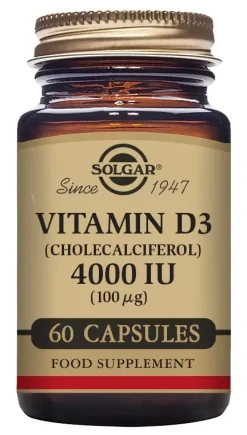 Solgar Vitamin D3 4000 IU 60kaps