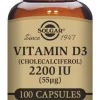Solgar Vitamin D3 2200 IU 100kaps