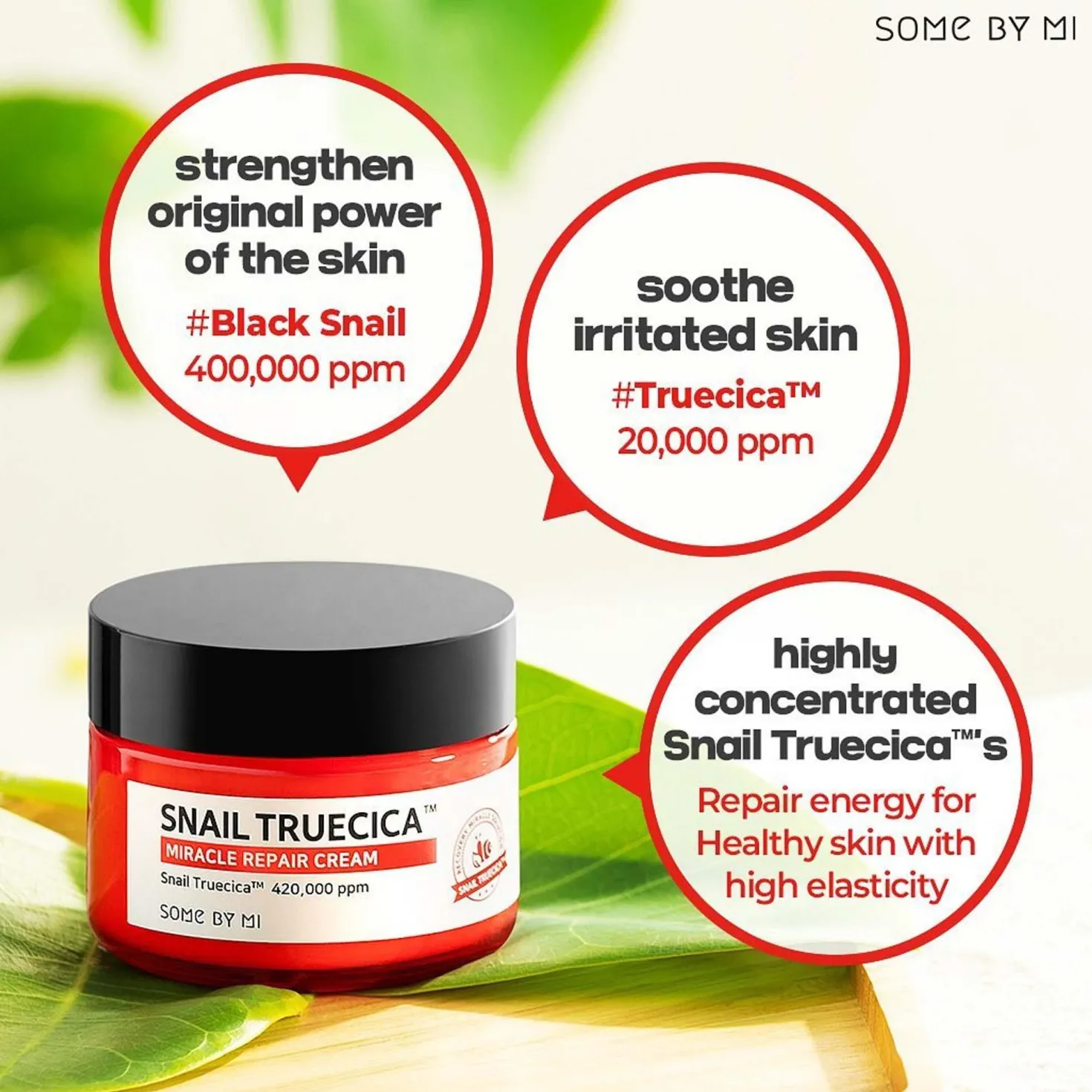 SOME BY MI Snail Truecica Miracle Repair Cream 60 g