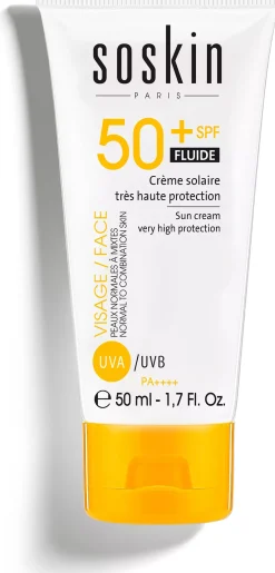 SOSkinSun Guard Sun Guard SPF50+ Fluid Sun Cream Very High Protection 50 ml