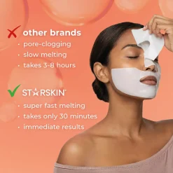 Starskin DeepMelt Collagen PDRN Salmon DNA Face Mask 4 stk