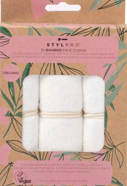 STYLPRO Bamboo Face Cloth-3 Pack