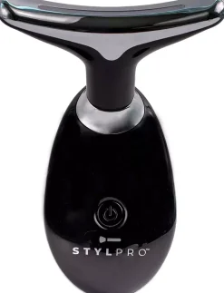 STYLPRO Fabulous Firmer LED Light Therapy Neck & Face Smoother Black