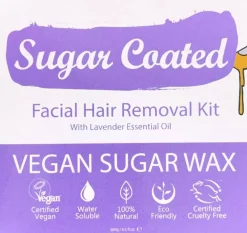 Sugar Coated Facial Hair Removal Kit With Lavender Essential 200 g