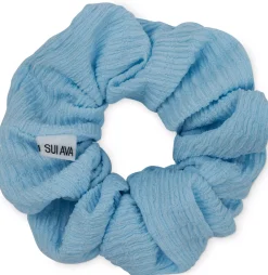 SUI AVA Ea Zig-Zag Scrunchie Sky Blue