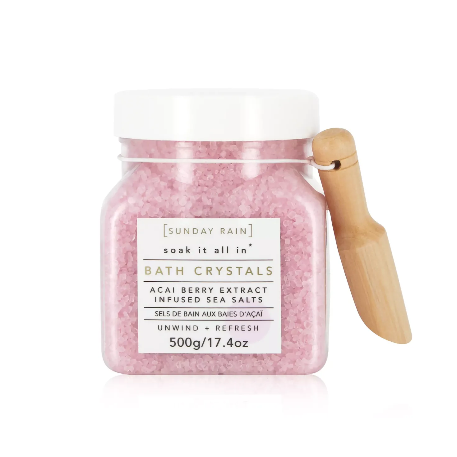 Sunday Rain Bath Crystals Acai Berry 500 g