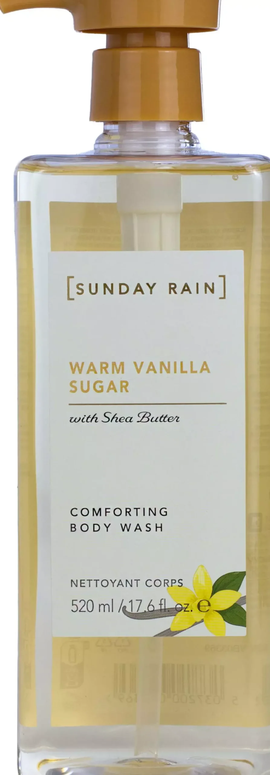 Sunday Rain Body Wash Warm Vanilla Sugar 520 ml