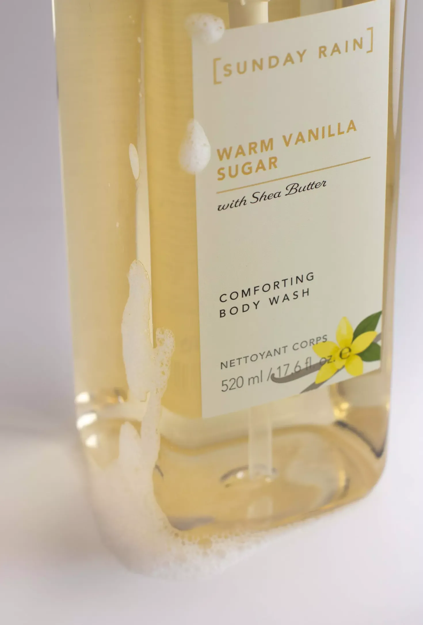 Sunday Rain Body Wash Warm Vanilla Sugar 520 ml