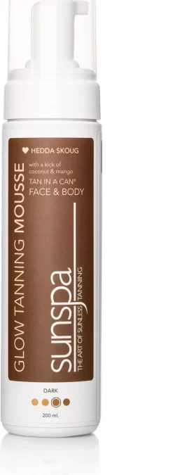 SunspaHedda Skoug X SunSpa Glow Tanning Mousse Dark