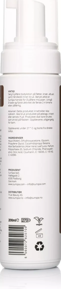 SunspaHedda Skoug X SunSpa Glow Tanning Mousse Dark