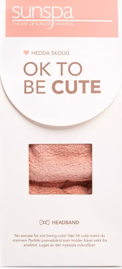 SunspaHedda Skoug X SunSpa OK To Be Cute Headband Beige
