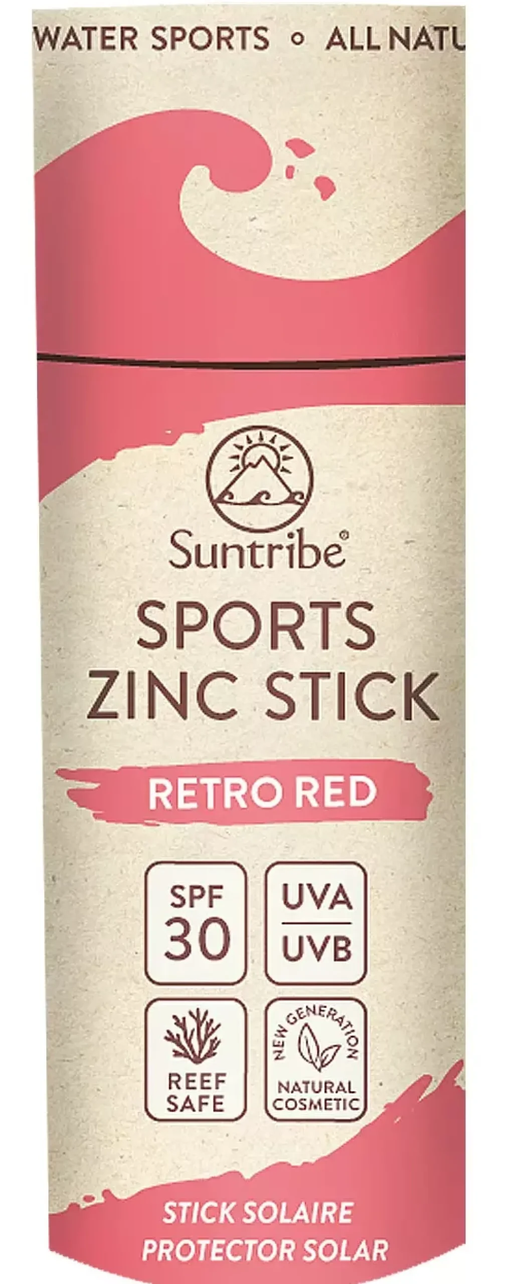 SuntribeActive & Sports Suntribe All Natural Sport Zinc Stick Spf 30 Retro Red