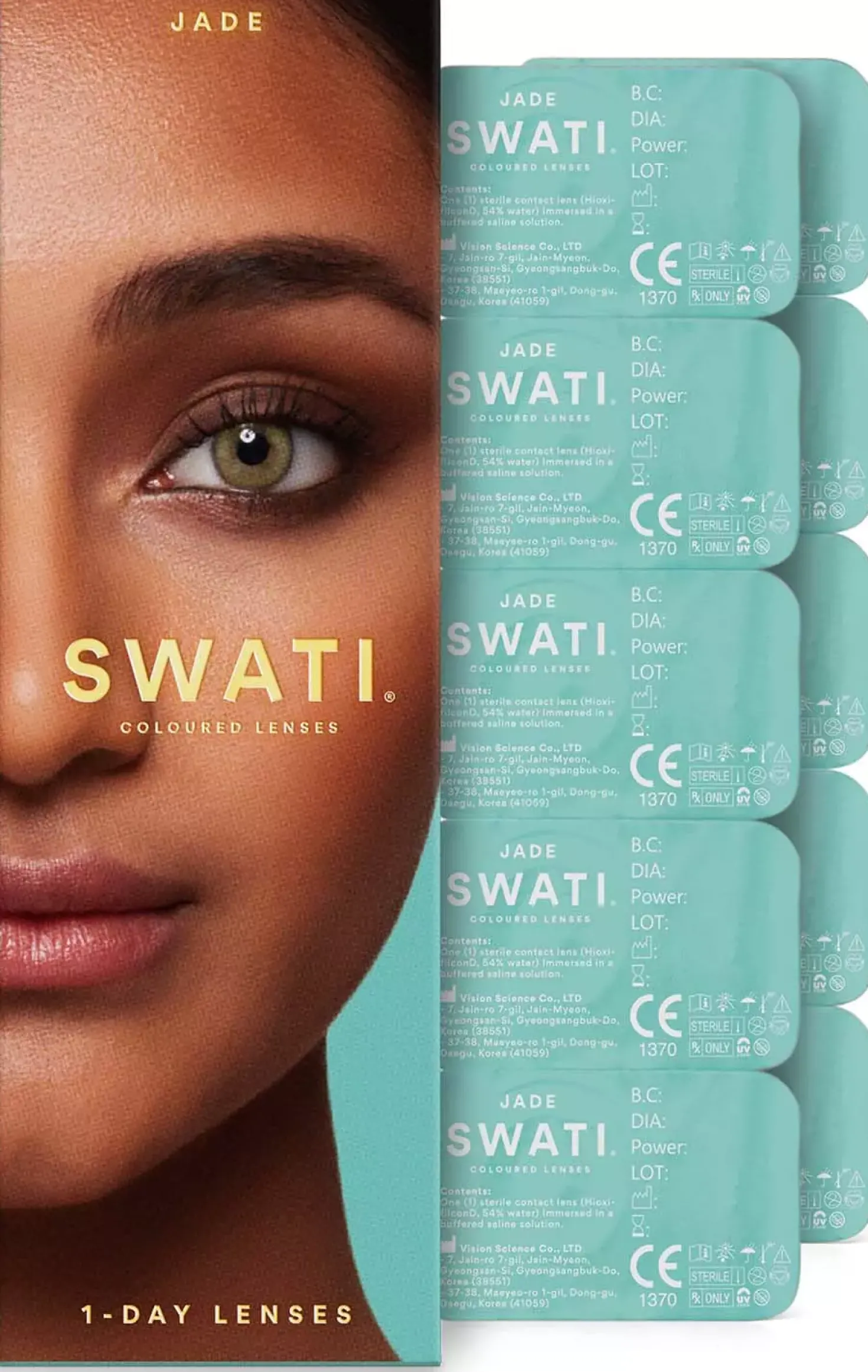 SWATI Cosmetics Daily Lenses Turquoise