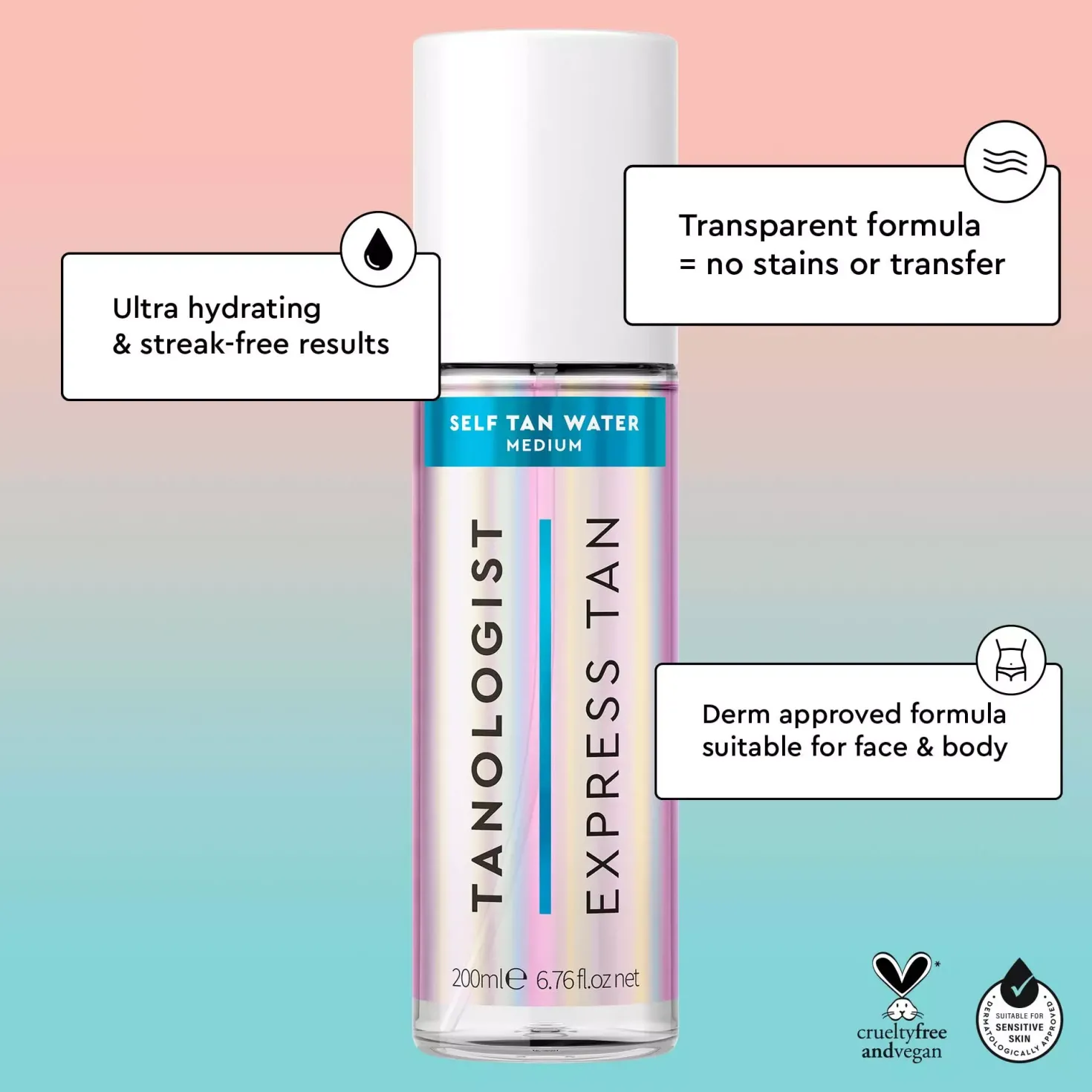 Tanologist Self-Tan Water Dark