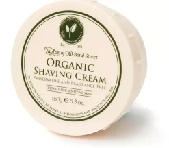Taylor of Old Bond Street Organic Shaving Cream Bowl 150 g