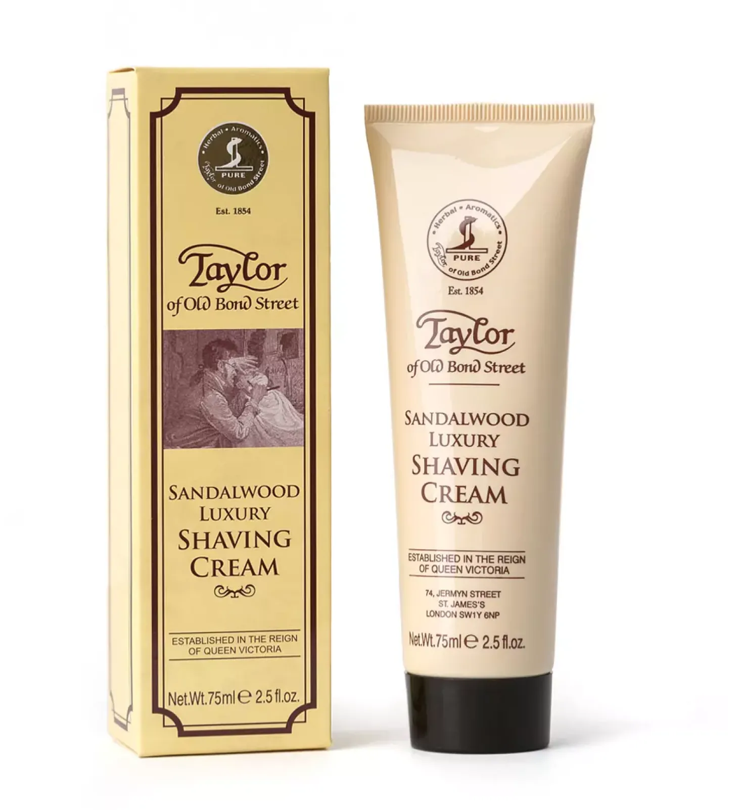 Taylor of Old Bond Street Sandalwood Shaving Cream Tube 75 ml