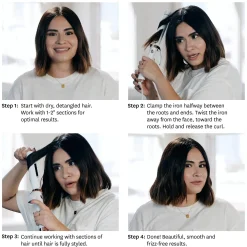 T3 Curl ID 32 mm Smart Curling Iron with Interactive Touch Interface