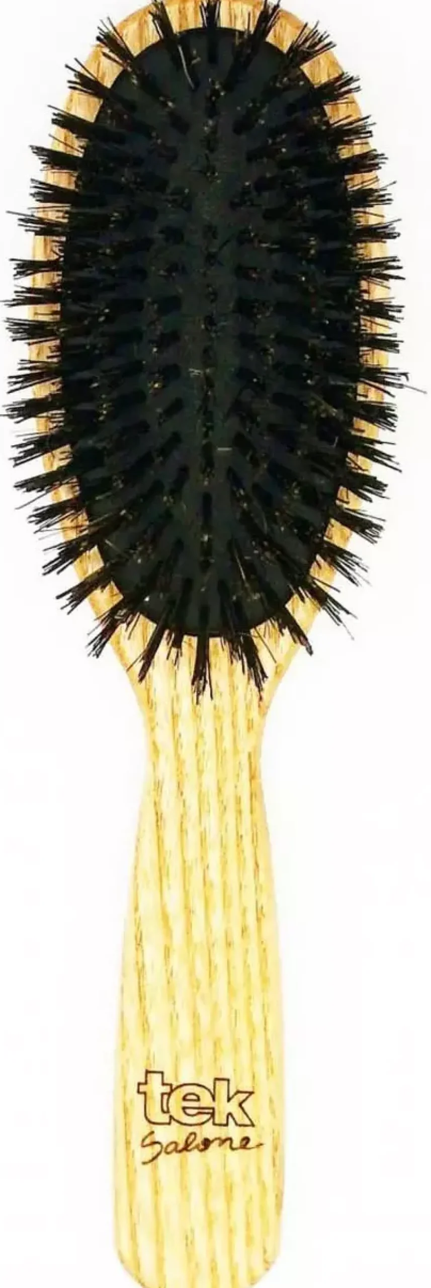Tek Big Oval Brush With Pure Wild Boar Bristles