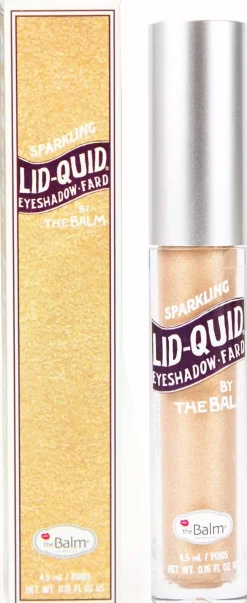the Balm Lid Quid Sparkling Liquid Eyeshadow Lavender Mimosa