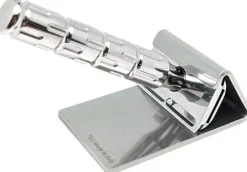 The Goodfellas' Smile Stand for Safety Razor Stainless Steel