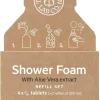 The Green Lab Co. Refill Shower Foam Eucalyptus & Vanilla 4x125ml