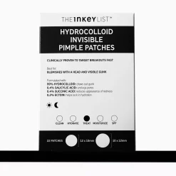The Inkey List Hydrocolloid Invisible Pimple Patches 22 stk