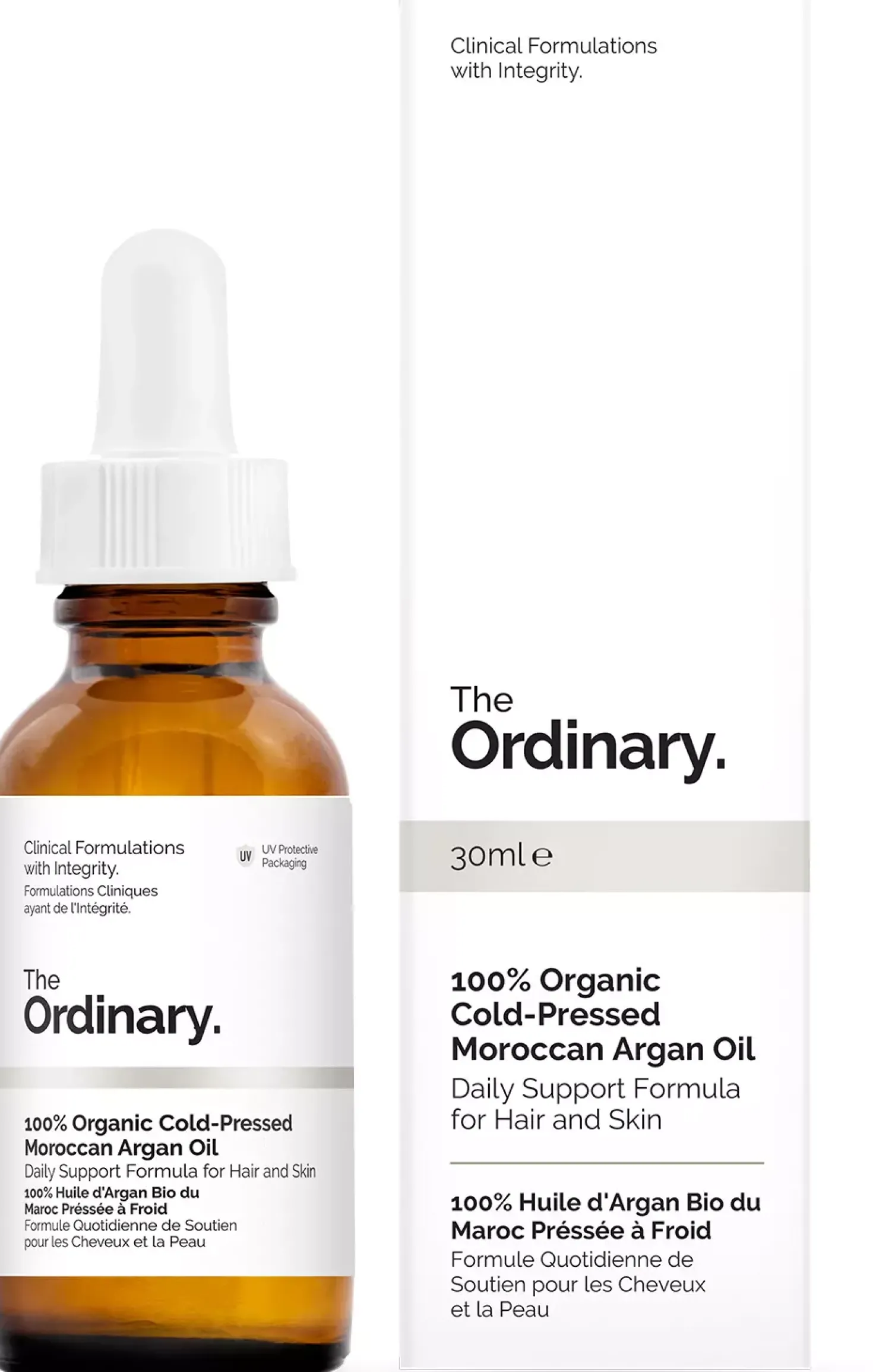 The Ordinary 100% Organic Cold Pressed Moroccan Argan Oil 30 ml