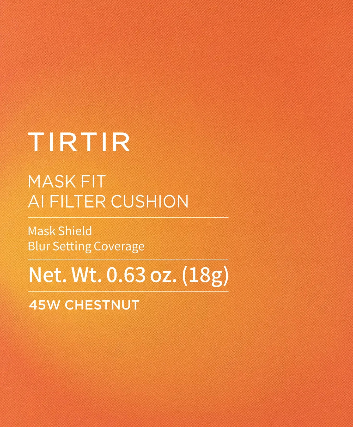TIRTIR Mask Fit AI Filter Cushion 27C Cool Beige