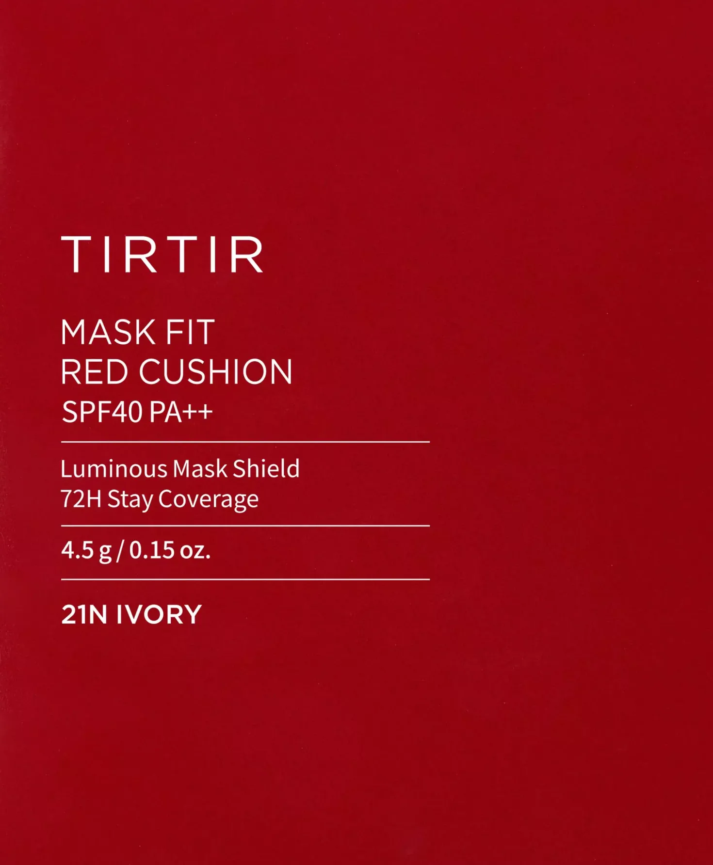 TIRTIR Mask Fit Red Mini Cushion 24W Soft Beige