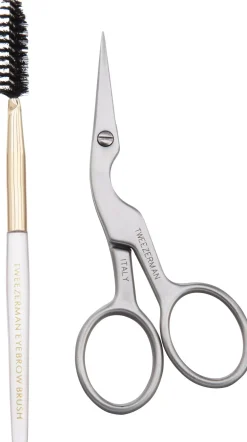 Tweezerman Brow Shaping Scissors & Brush