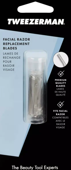 Tweezerman Facial Razor Replacement Blades