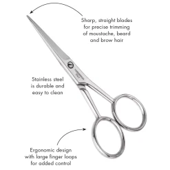Tweezerman Gear Moustache Scissors
