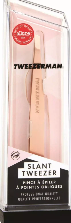 Tweezerman Rose Gold Slant Tweezer