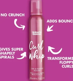 Umberto Giannini Curl Whip Curl Mousse 200 ml