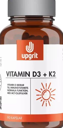 Upgrit Vitamin D3 + K2 90 stk