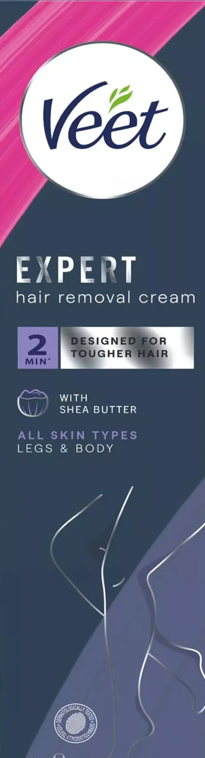 Veet Expert Hair Removal Cream All Skin Types Legs & Body 200 ml