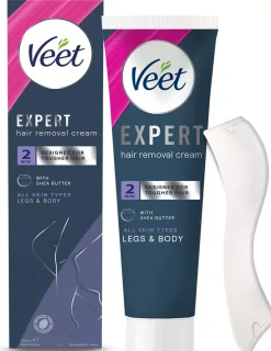 Veet Expert Hair Removal Cream All Skin Types Legs & Body 200 ml