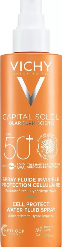 VICHYCapital Soleil Cell protect UV spray SPF50+ 200 ml