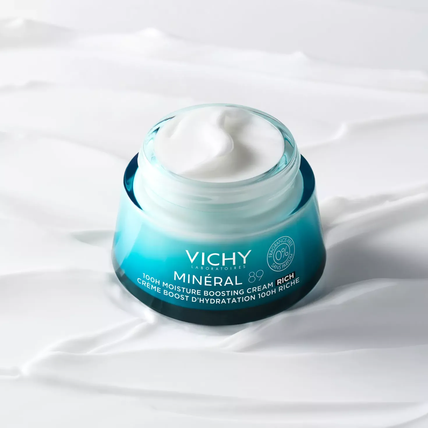 VICHYMineral 89 100H Moisture Boosting Cream, Fragrance-free 50 ml
