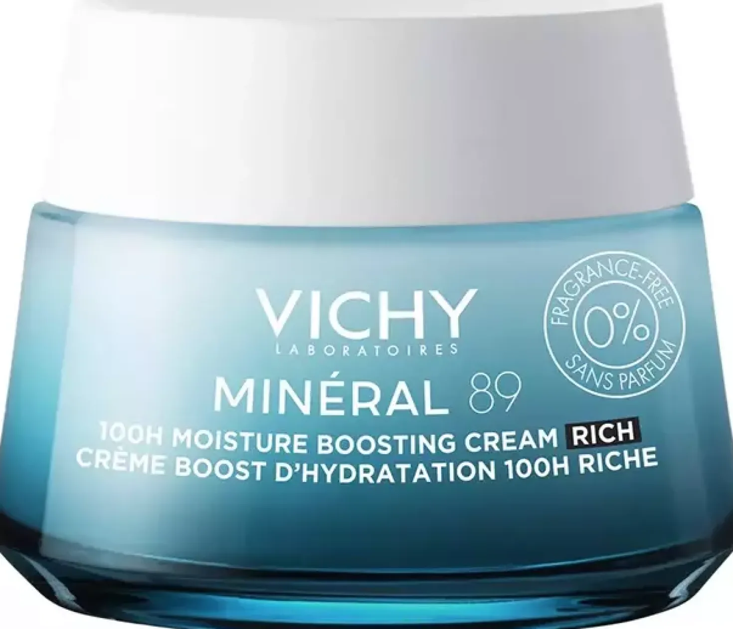 VICHYMineral 89 100H Moisture Boosting Cream, Fragrance-free 50 ml