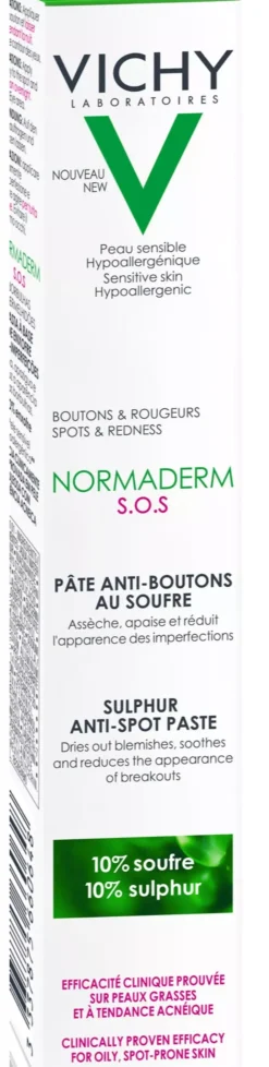 VICHYNormaderm S.O.S Sulfur Anti-Spot Paste 20 ml 20 ml