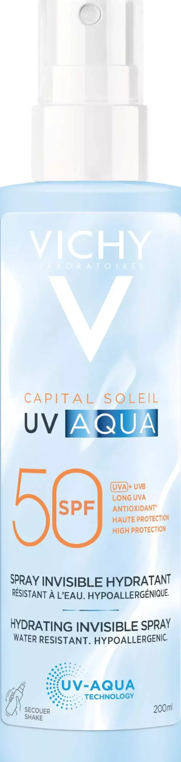 VICHYSeasonal Body Capital Soleil Uv-aqua Hydrating Invisible Spray SPF50 200 ml