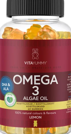VitaYummy Omega-3 Lemon 60 stk