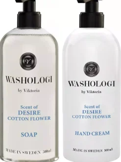 Washologi Desire Bundle Soap 500ml & Hand Cream 500ml