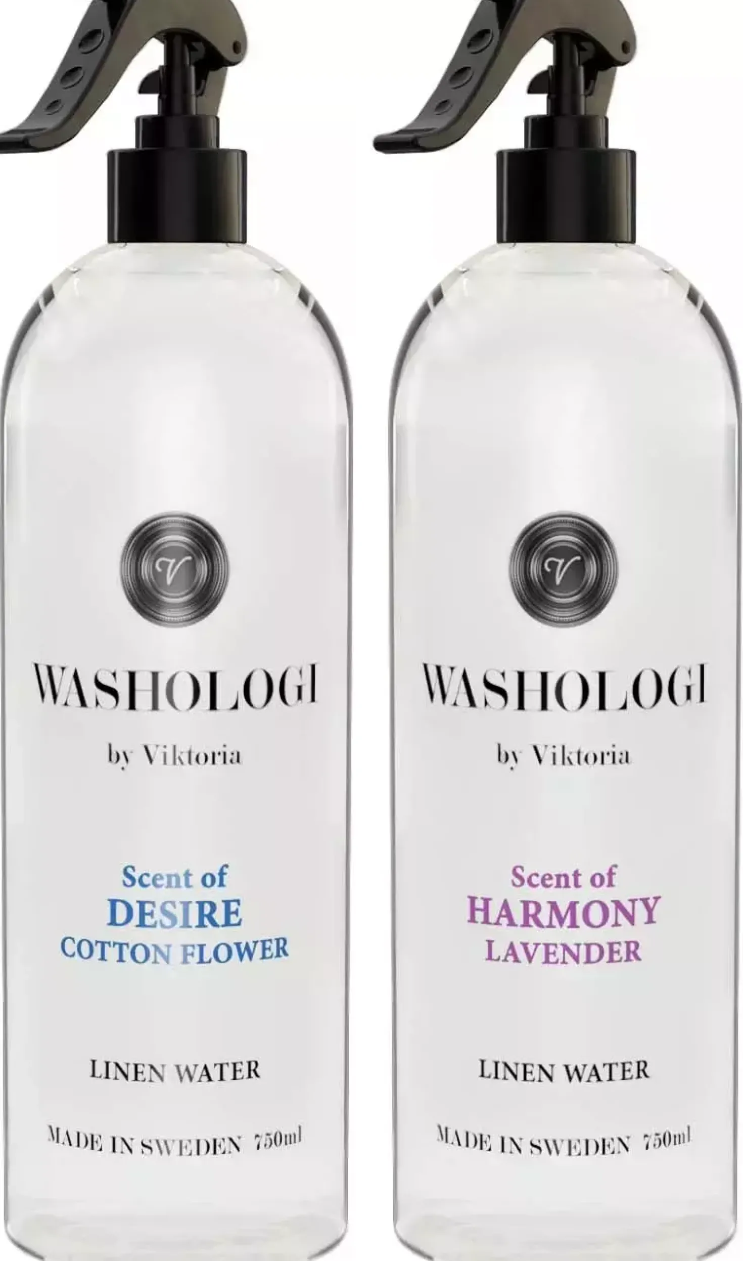 Washologi Linen Water Bundle Linen Water Harmony 750 ml & Linen Water Desire 750 ml