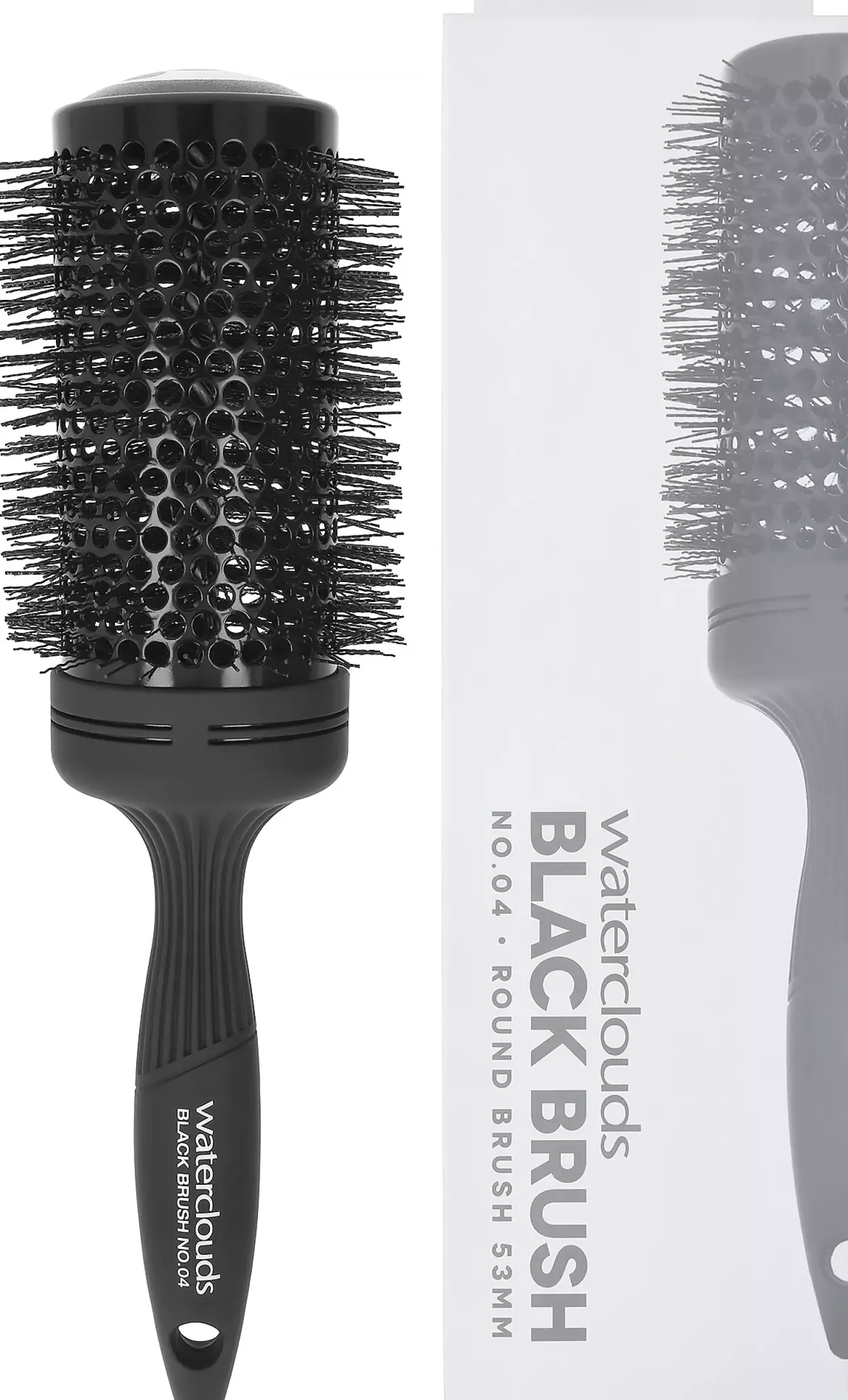 WatercloudsBlack Brush No.03 Ceramic Hot Curling Brush 43Ø 43 mm