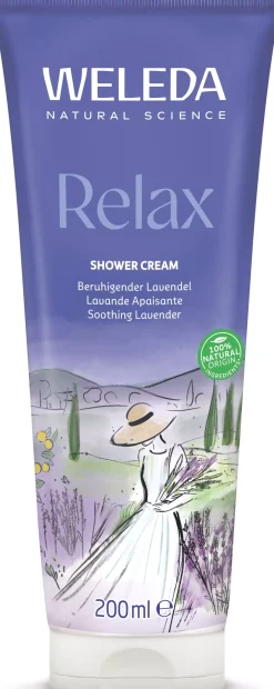 Weleda Relax Shower Cream Lavender 200 ml
