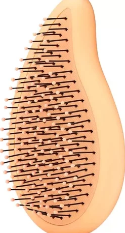 WetBrush Go Green Detangling Palm Detangler Orange