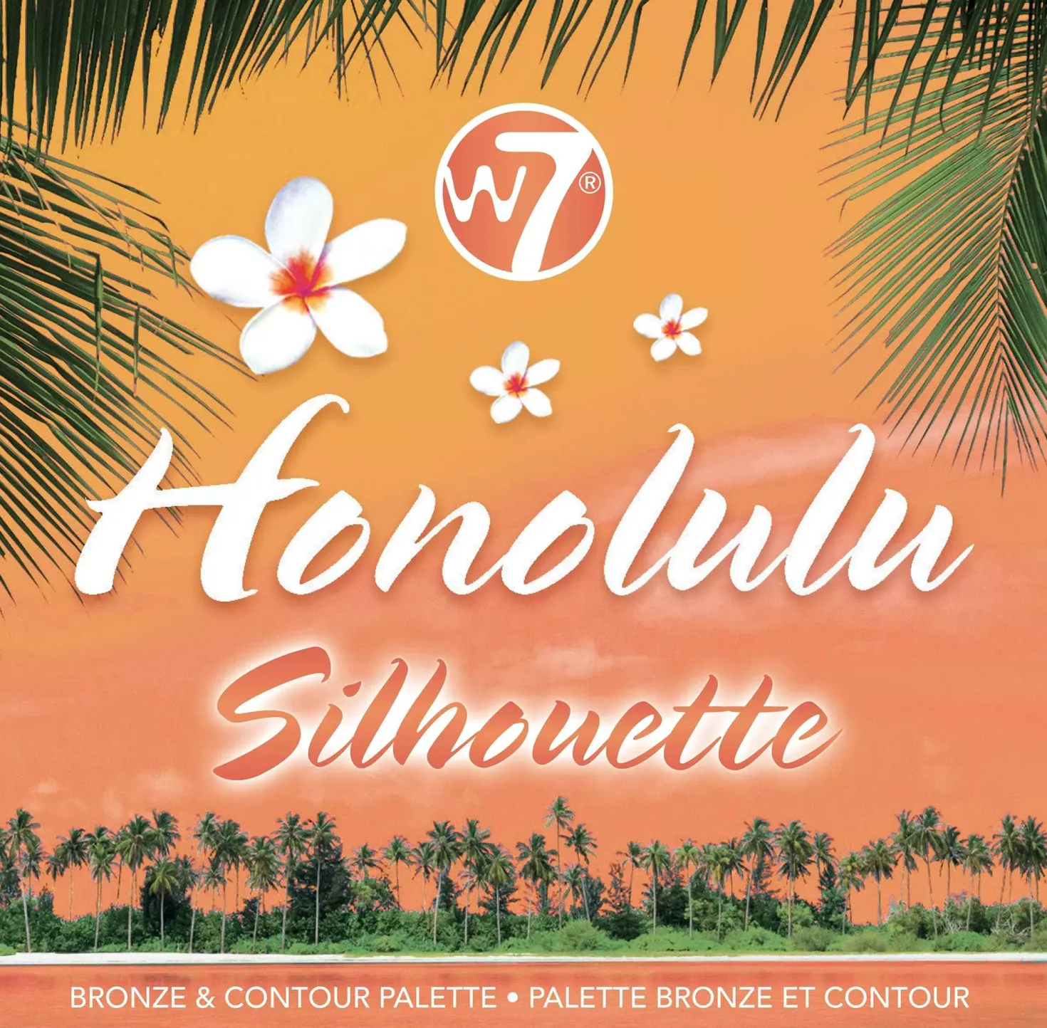 W7 Honolulu Silhouette Bronze and Contour Palette