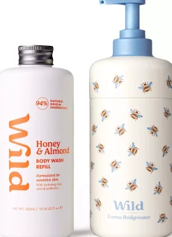 Wild Body Wash Bee Case Honey & Almond 300 ml